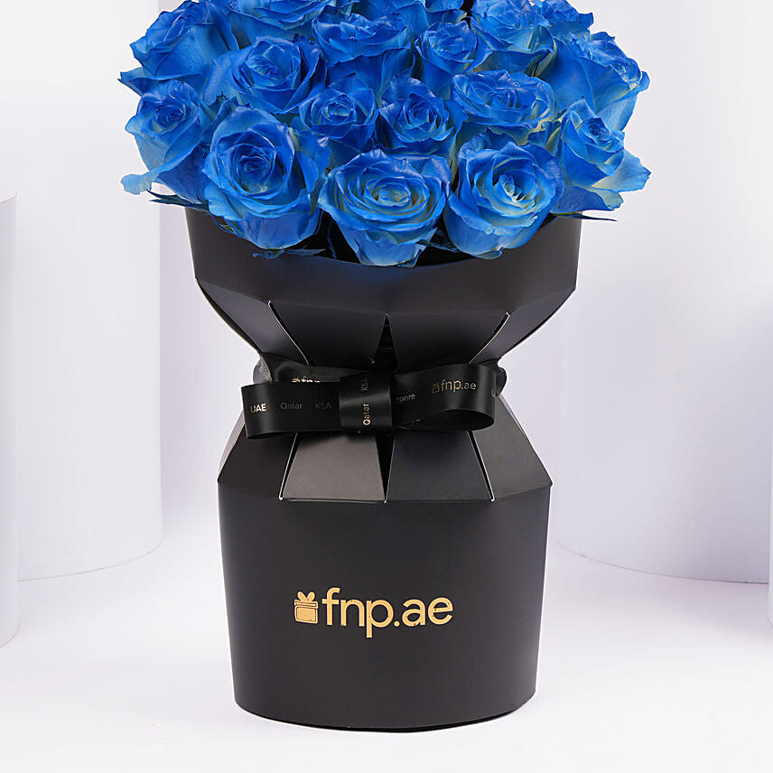 Fathers Day Blue Luxe Roses