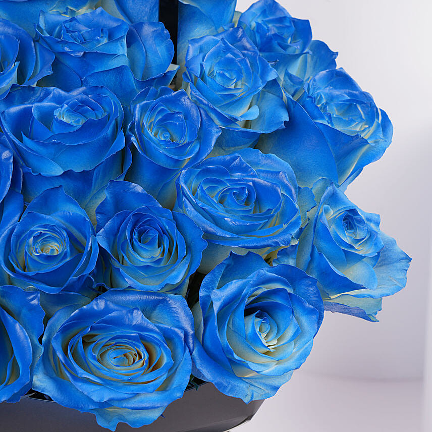 Fathers Day Blue Luxe Roses