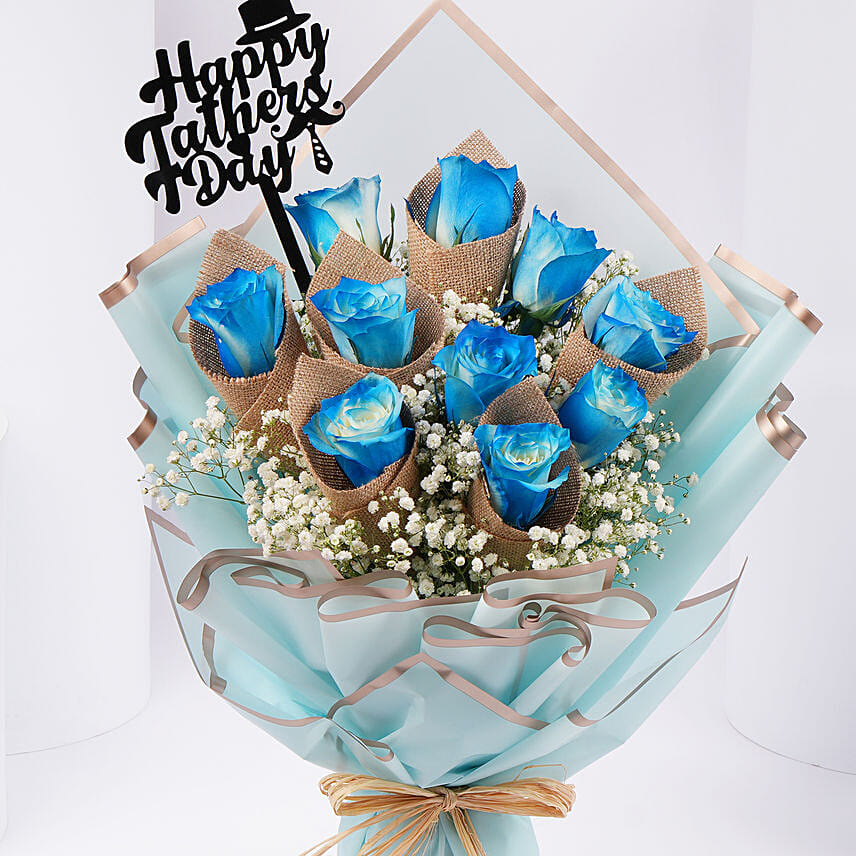 Fathers Day Blue Royale Bouquet