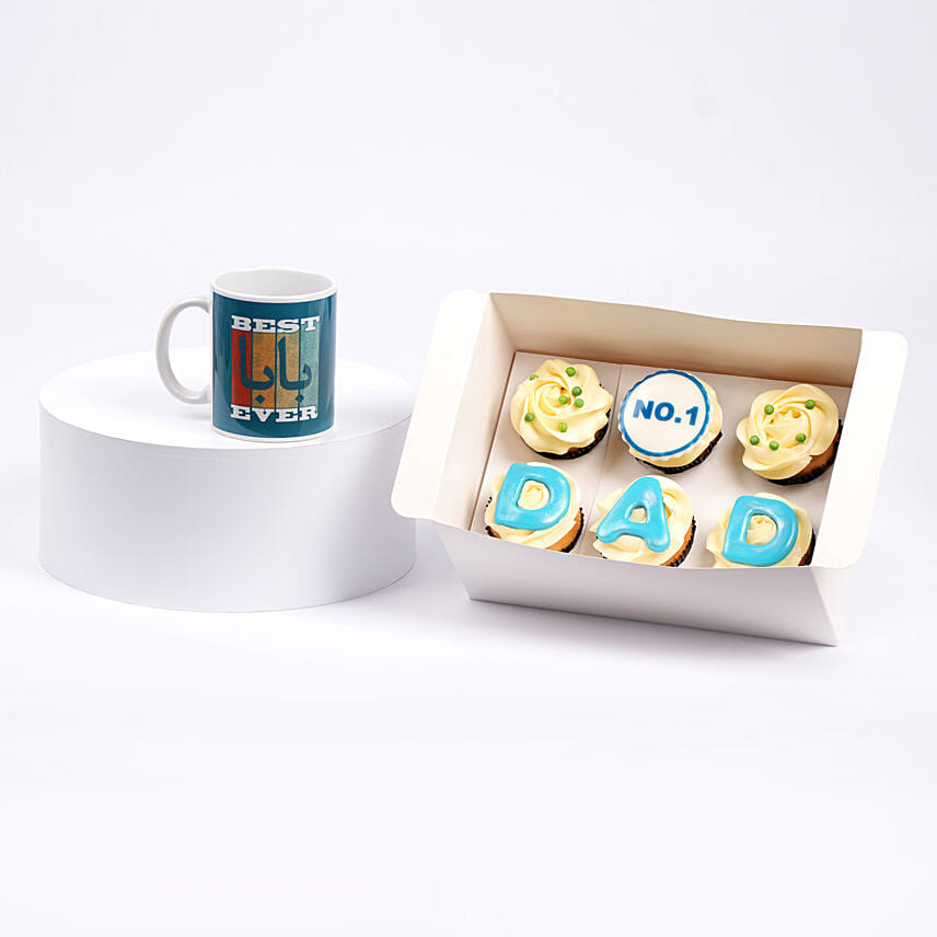Fathers Day Cupcakes and Mug