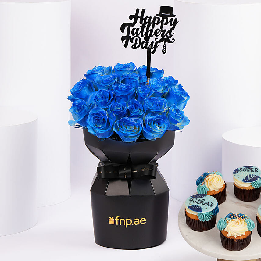 Fathers Day Roses And Cupcakes