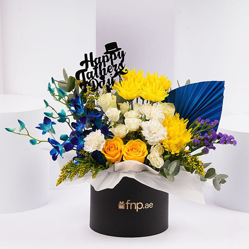Fathers Day Royal Blooms Flower Arrangement