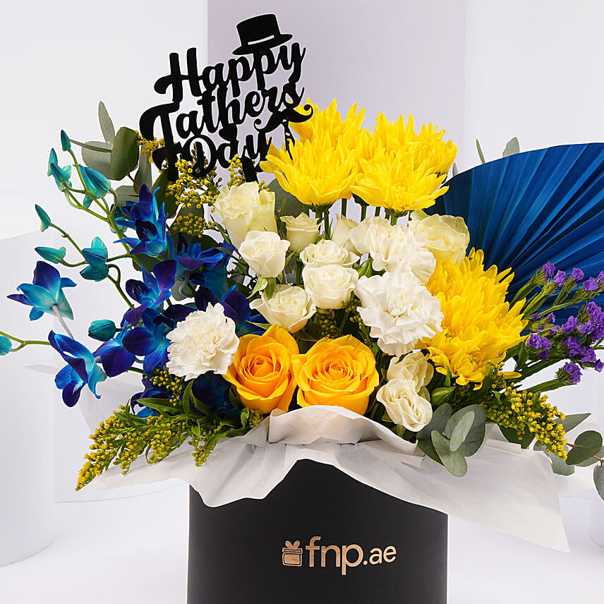 Fathers Day Royal Blooms Flower Arrangement