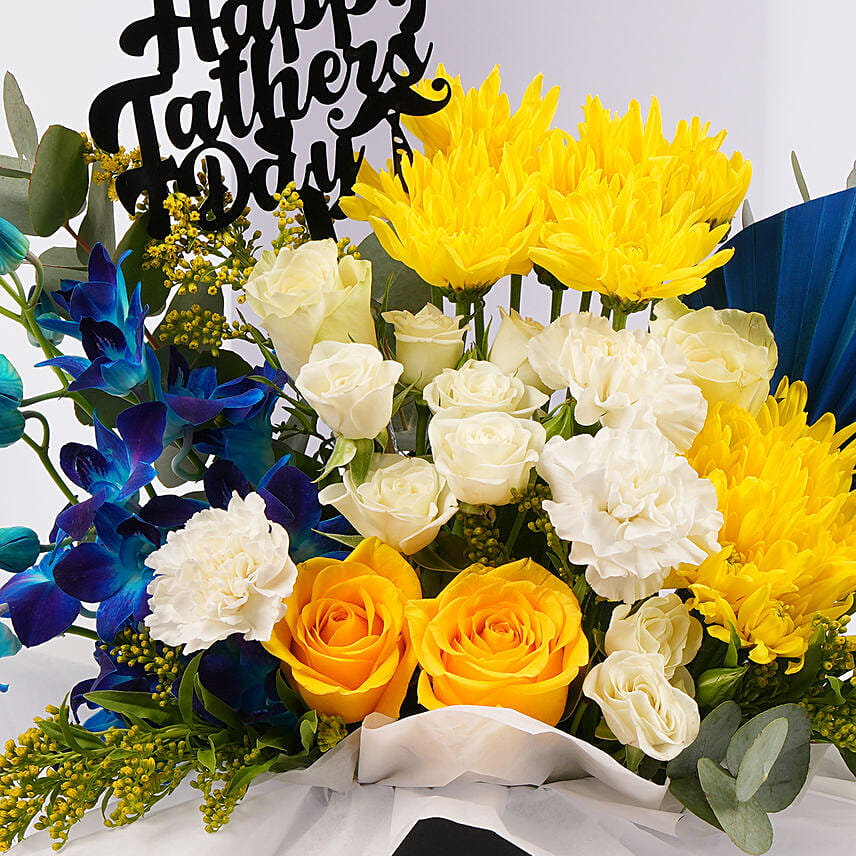 Fathers Day Royal Blooms Flower Arrangement