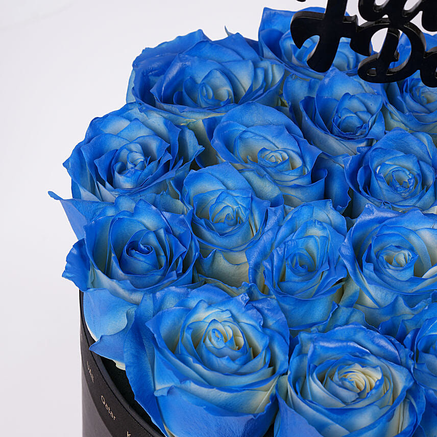 Fathers Day Signature Blue Roses