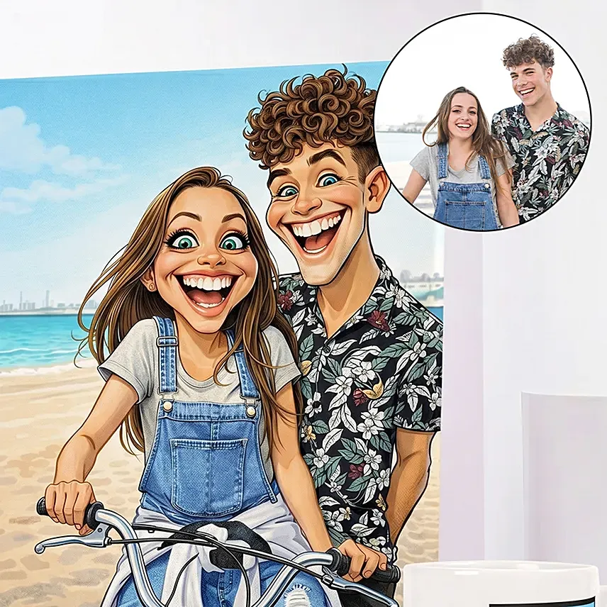 Sibling Love Canvas Print and Mug Set