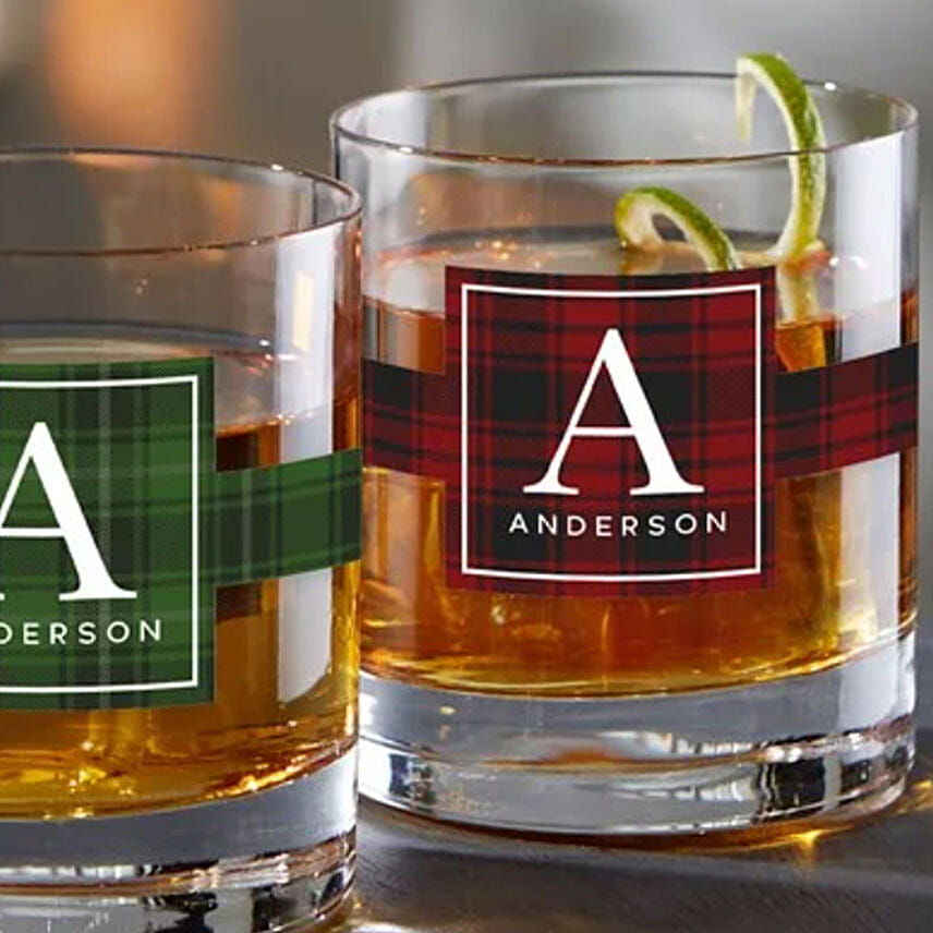 Festive Feel Personalised Glasses