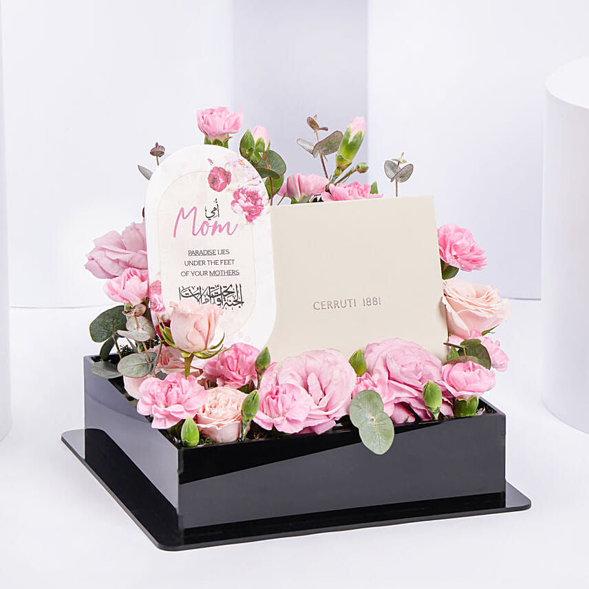 Flowers and Cerruti Necklace For Mom