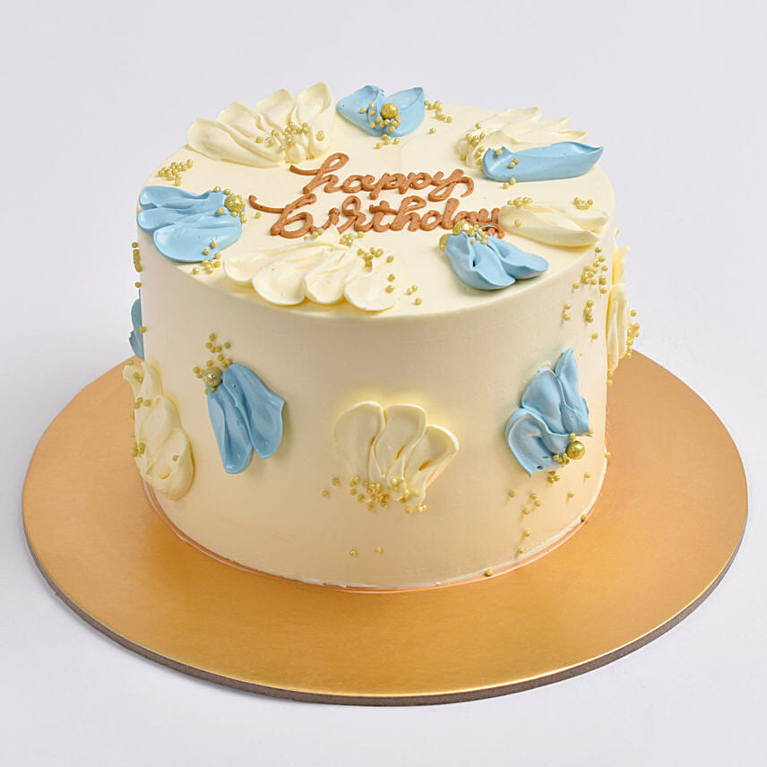 Fnp Special Birthday Red Marble Cake