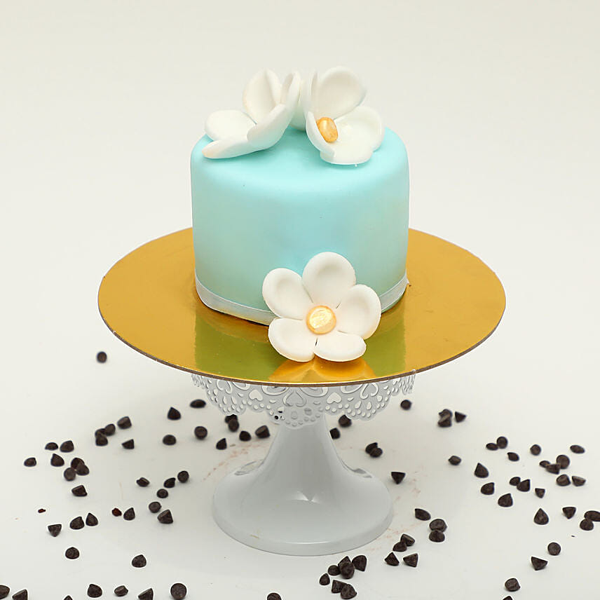 Fondant Icing Chocolate Mono Cake