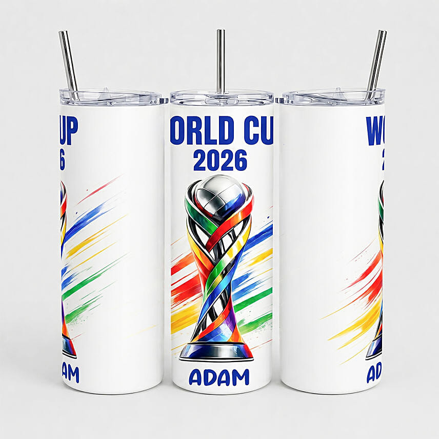 Football Fan Personalized Tumbler