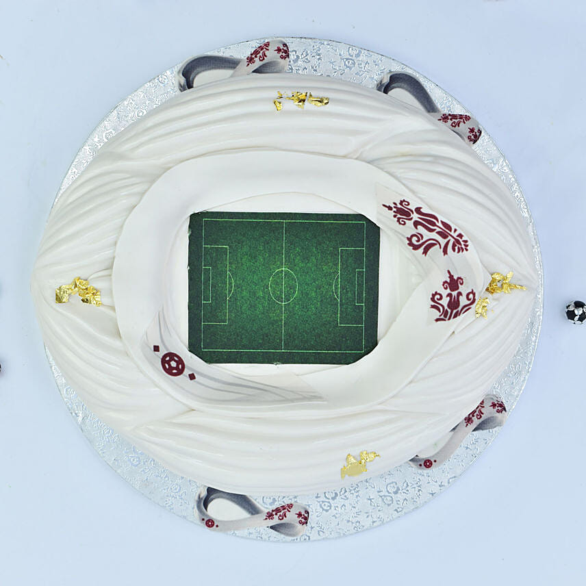 Football Stadium Designer Chocolate Cake