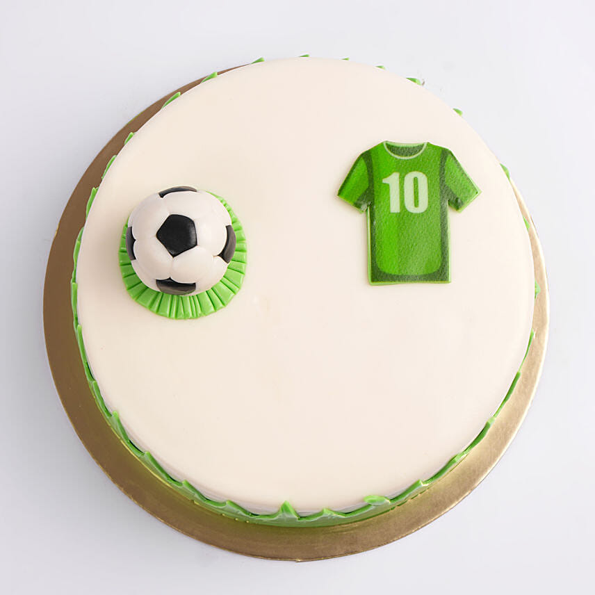 Football Theme Marble Cake