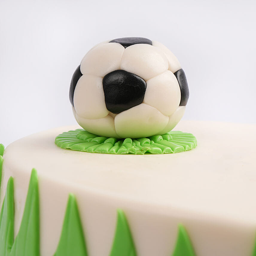 Football Theme Marble Cake