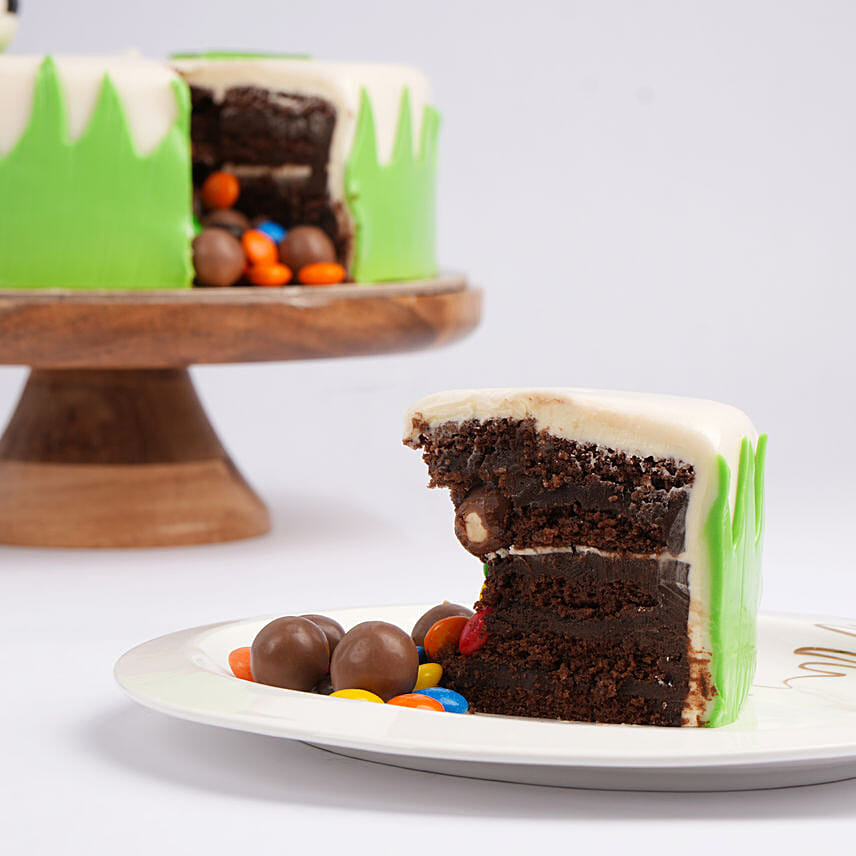 Football Theme Marble Cake