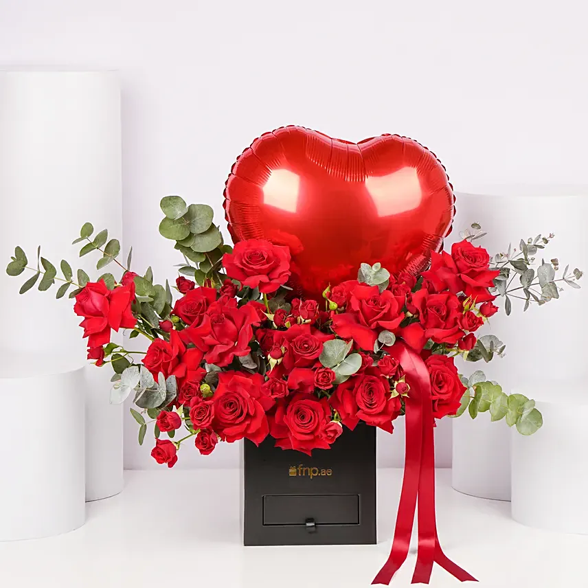 Forever Love Red Rose Box