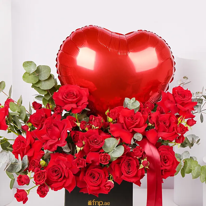 Forever Love Red Rose Box