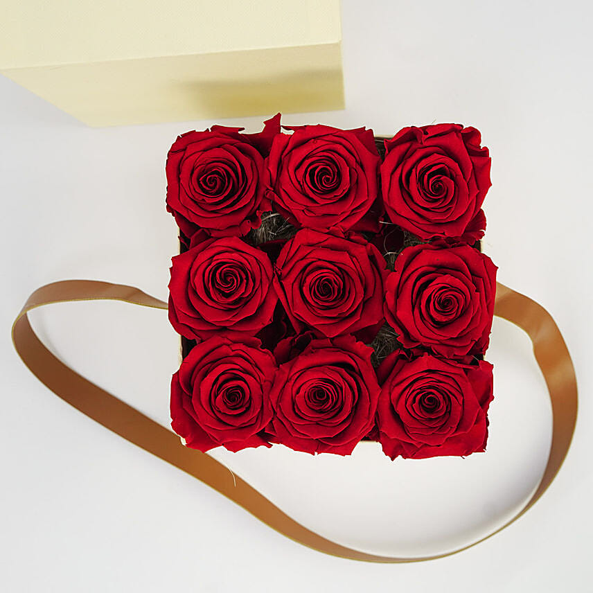 Forever Rose in Love Box