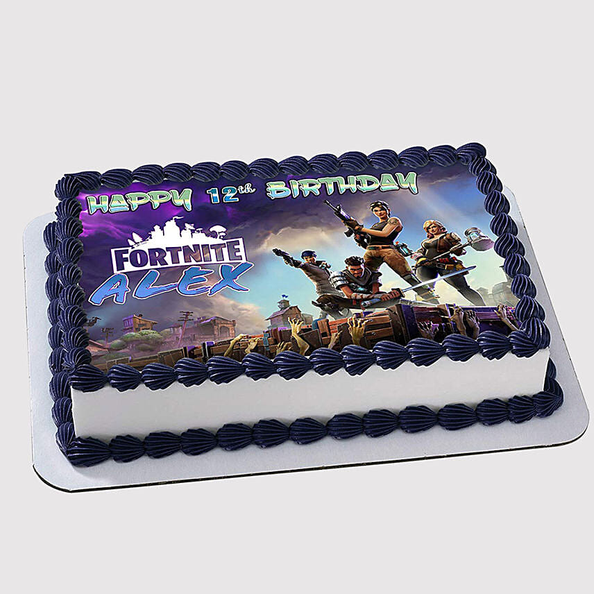 Fortnite Photo Cake