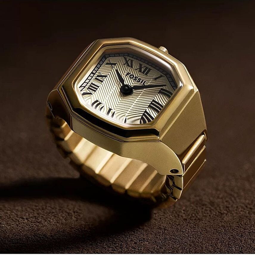 Fossil Watch Ring For Her