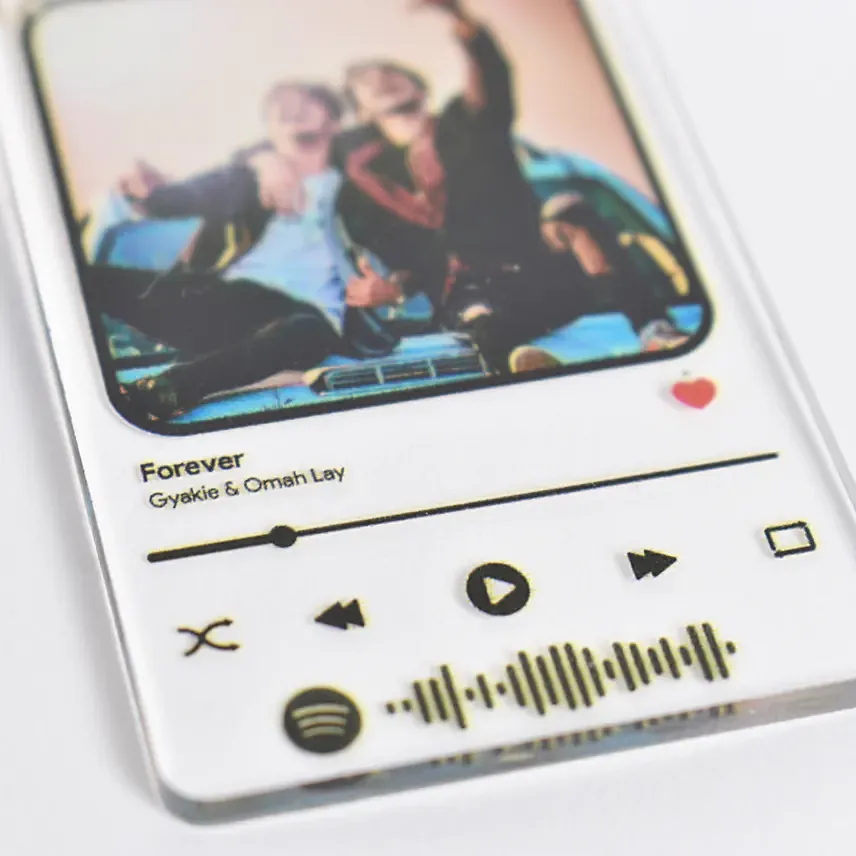 Friendship Day Personalised Spotify Keychain