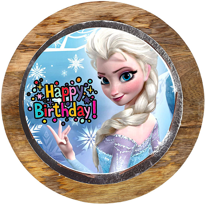 Frozen Princess Elsa Truffle Cake 1 Kg Eggless