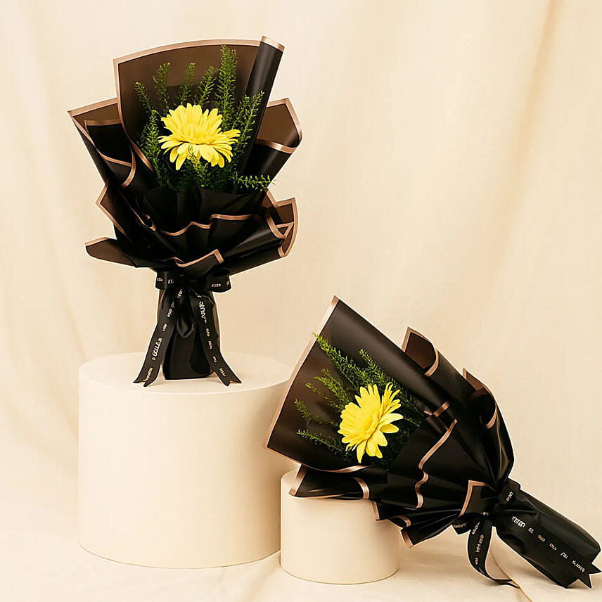 Gerbera Bouquet Set Of 2 For Teacher