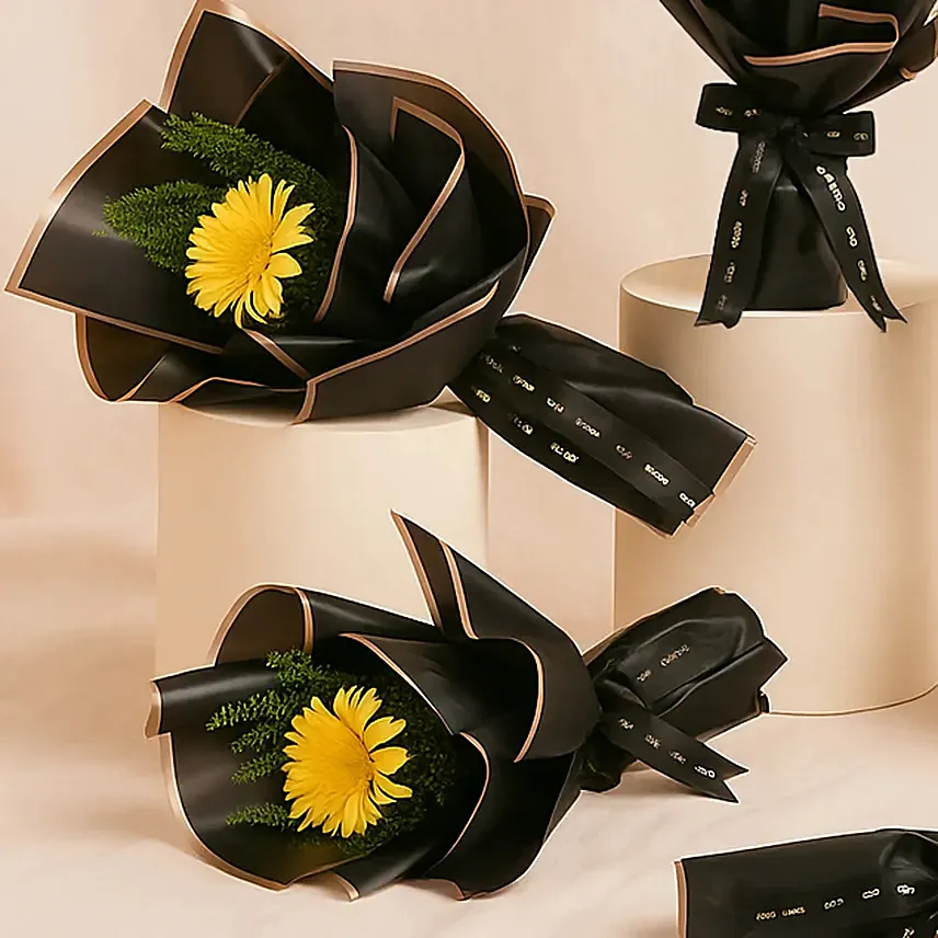 Gerberas Bouquet Set Of 5