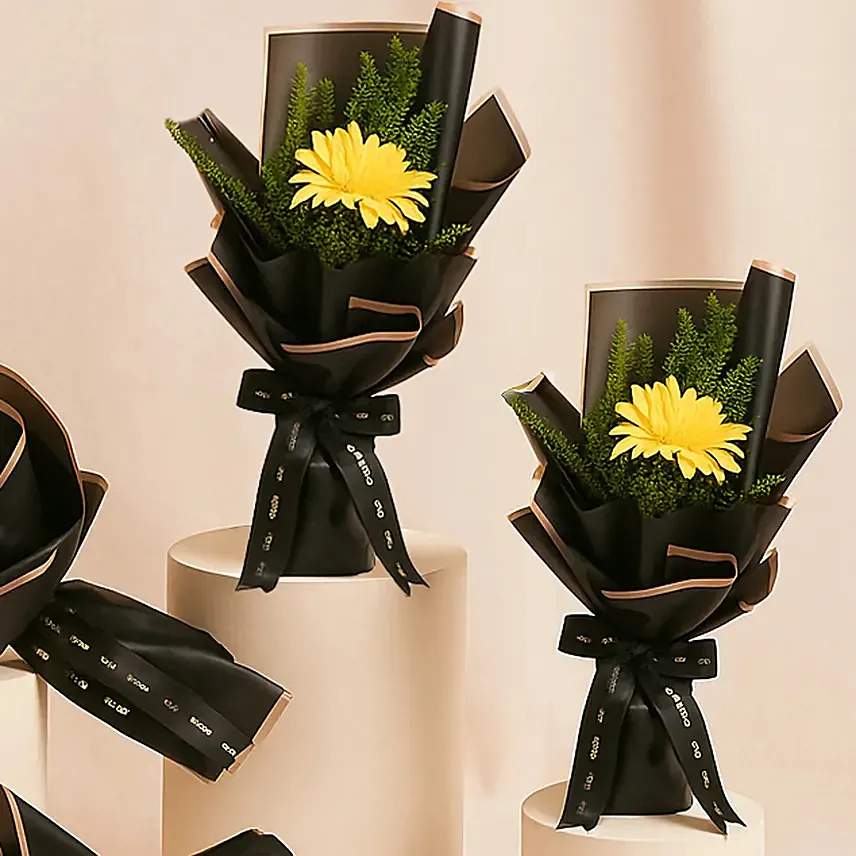 Gerberas Bouquet Set Of 5