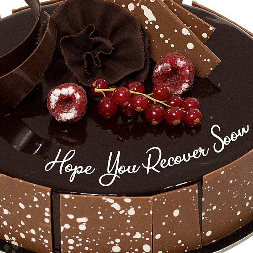 Get Well Soon 4 Portion Chocolate Cake