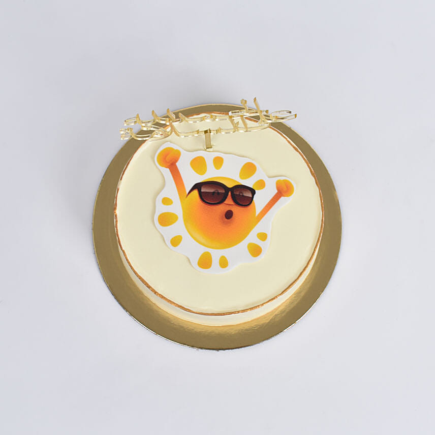 Get Well Soon Emoji Chocolate Cake