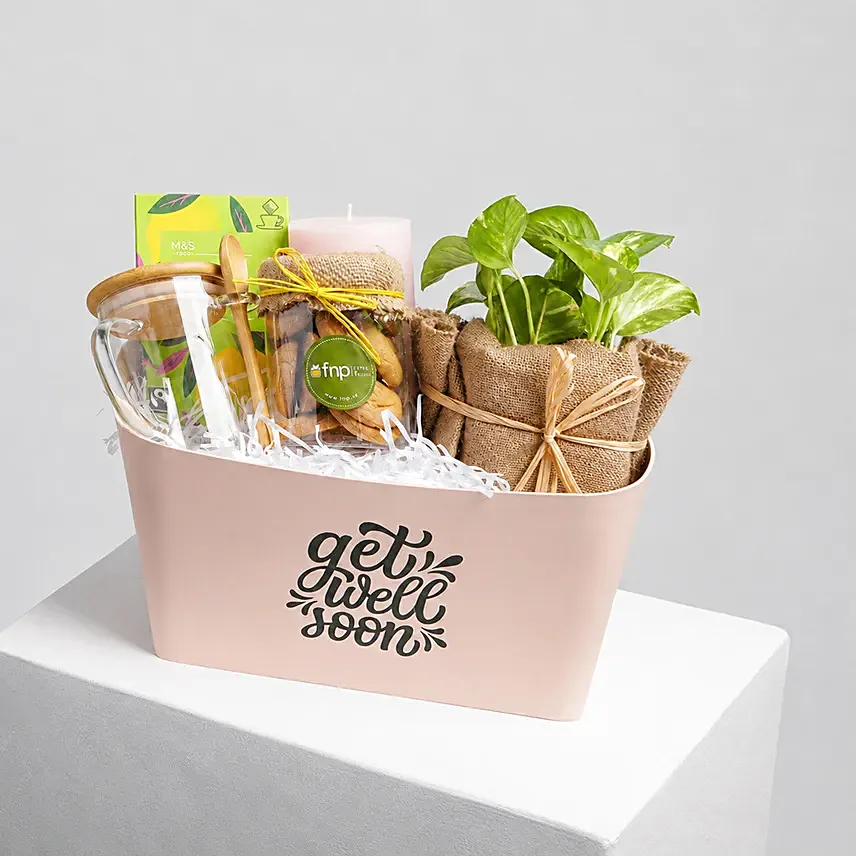 Get Well Soon Wishes Basket