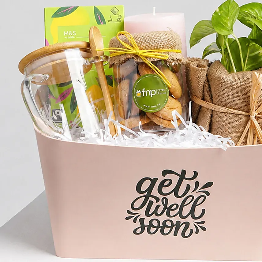 Get Well Soon Wishes Basket
