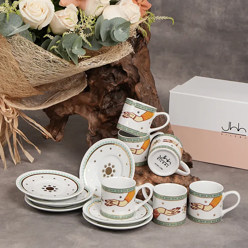 Gift Set of 6 Espresso Cups From Silsal
