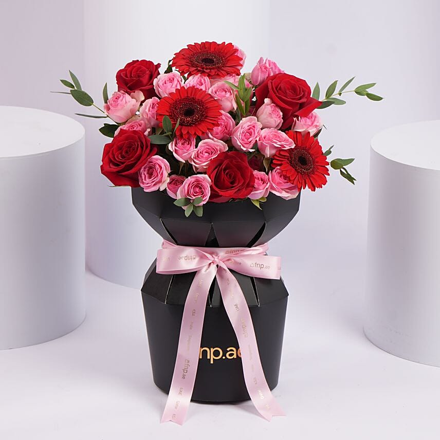 Girlfriends Love Gerbera And Rose Bouquet