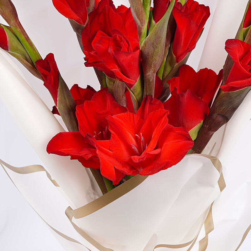 Gladiolus and Personalised Lamp