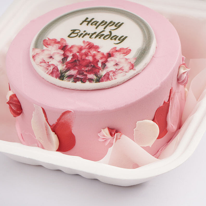 Gladiolus Delight Bento Red Velvet Cake