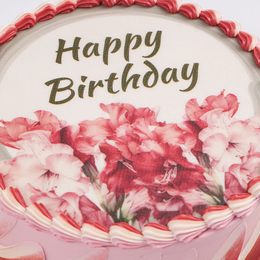 Gladiolus Delight Chocolate One Kg Cake