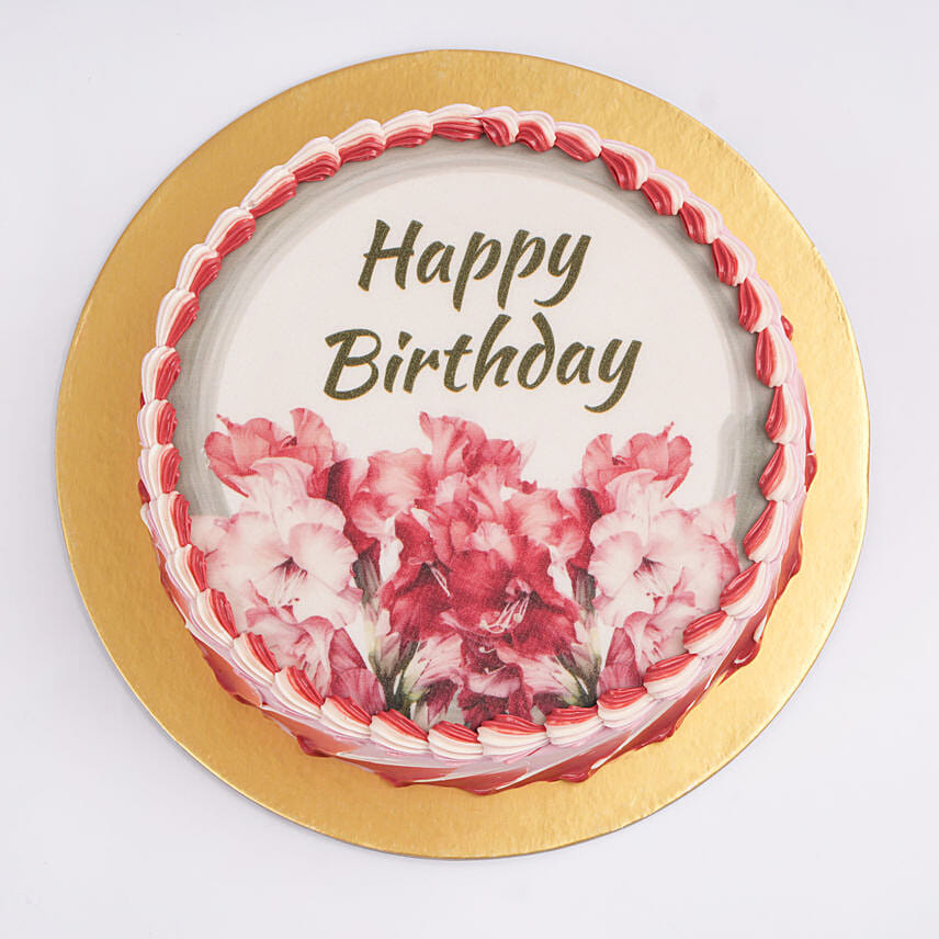 Gladiolus Delight Chocolate One Kg Cake