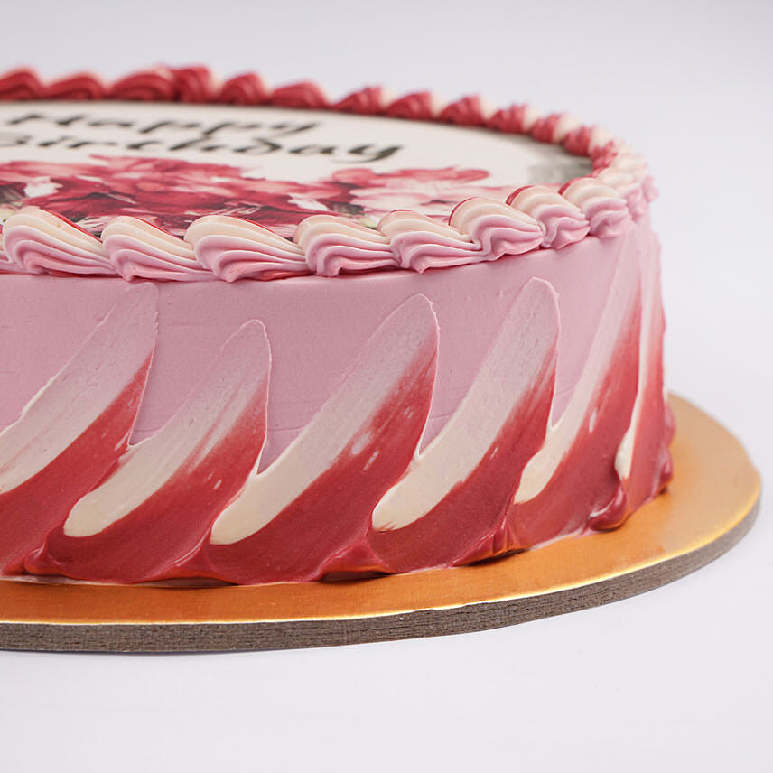 Gladiolus Delight  Red Velvet Half Kg Cake