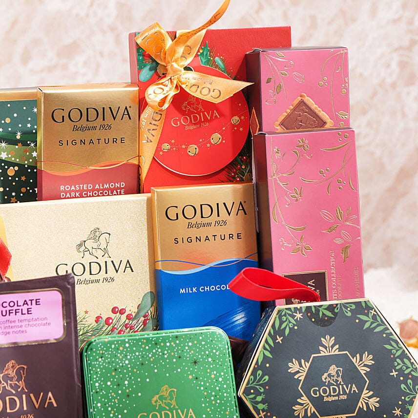 Godiva Holiday Sparkle Hamper Large
