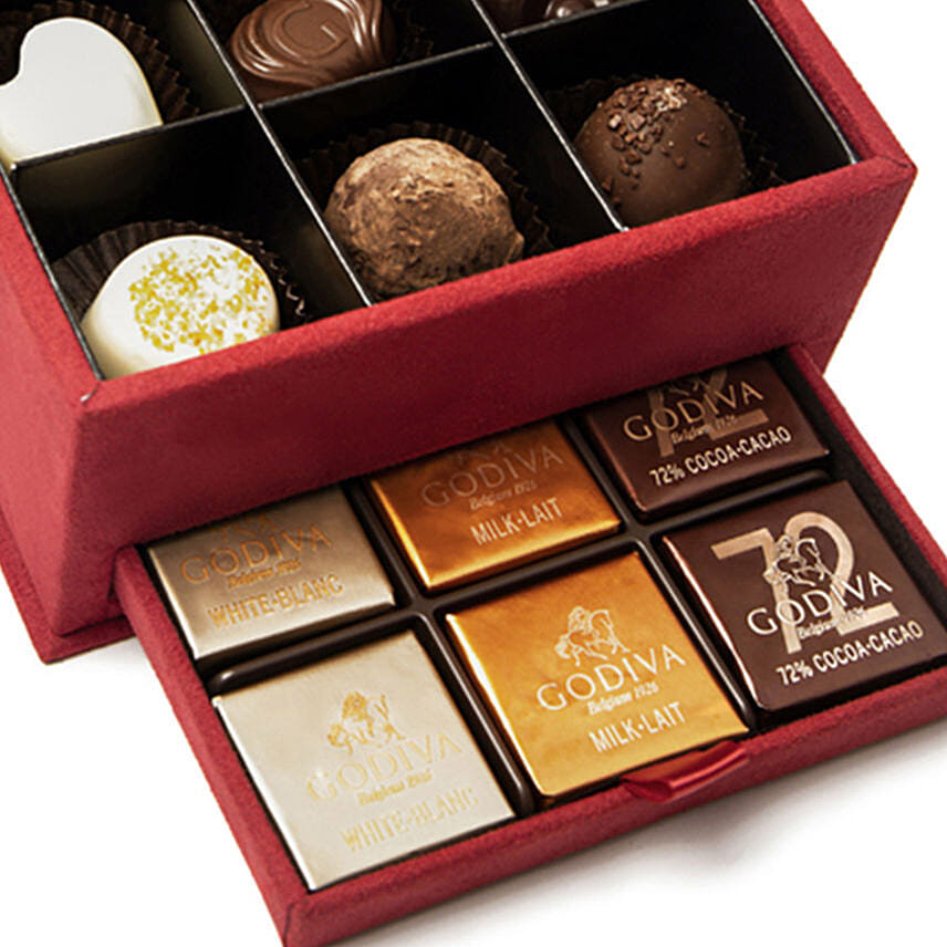 Godiva Royal Gift Box Mini Red