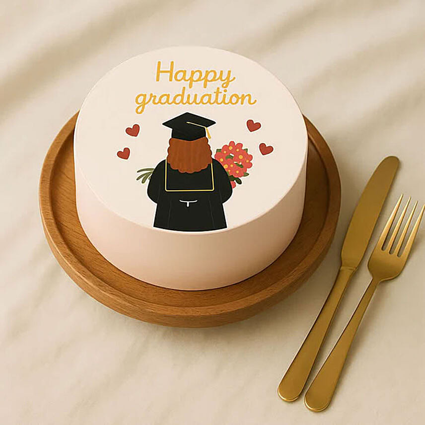 Graceful Graduate Cake Half Kg