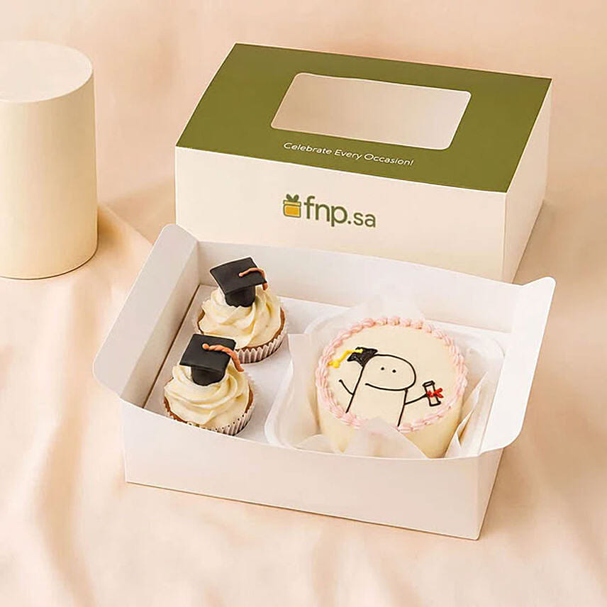 Graduation Bento and Cupcake Box