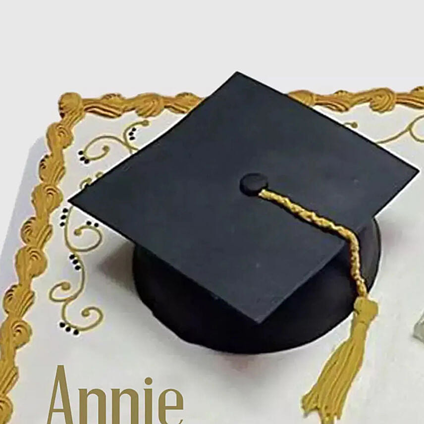 Graduation Degree Marble Cake