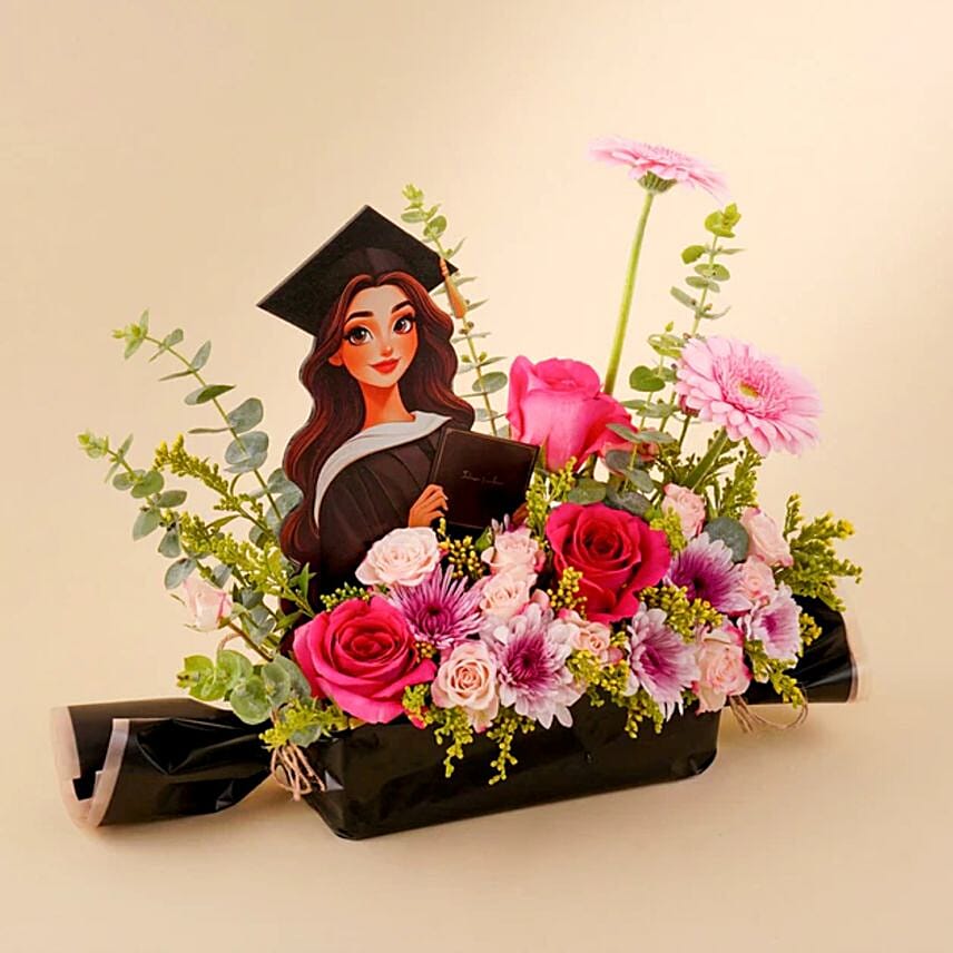 Graduation Success Flowers For Her