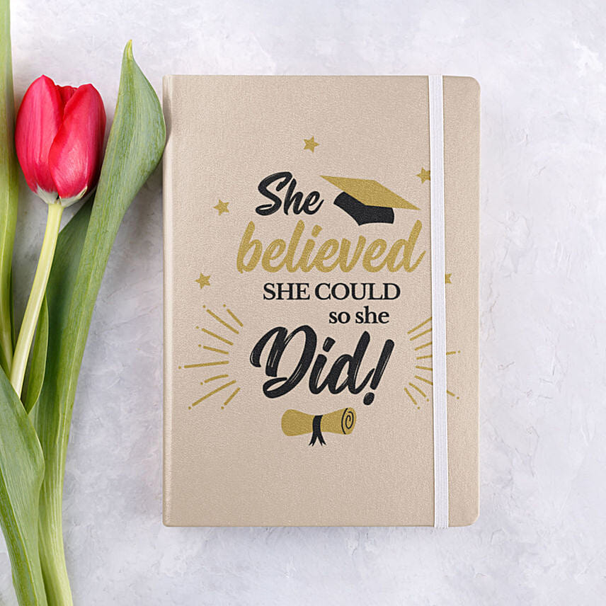 Graduation Theme Diary Personalized Gift for Graduates