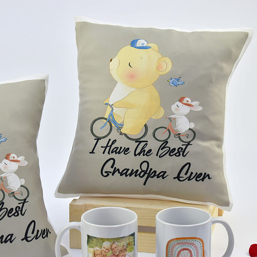 Grandparents Cushion and Mug Combo