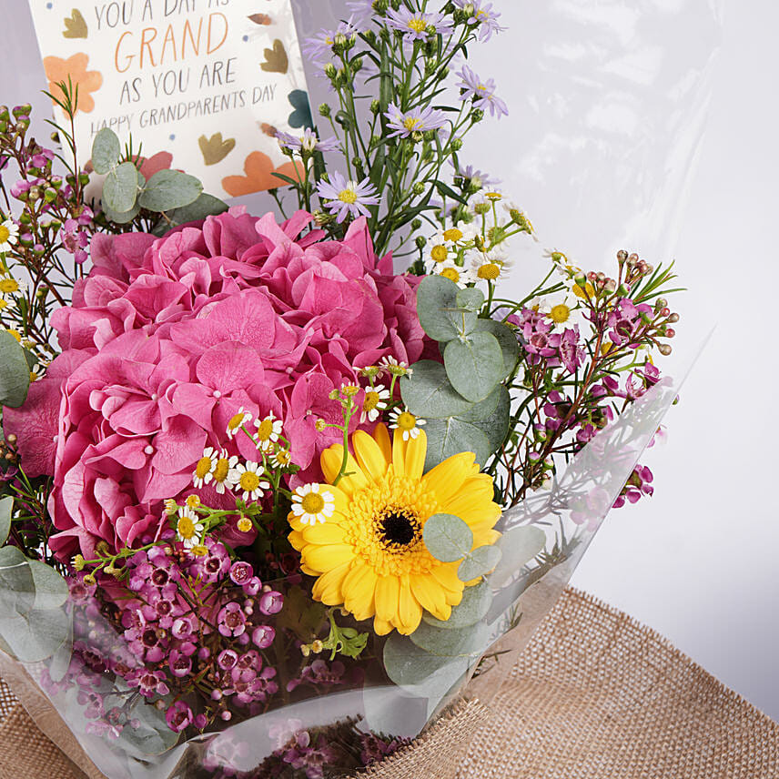 Grandparents Day Wishes Flowers Bouquet