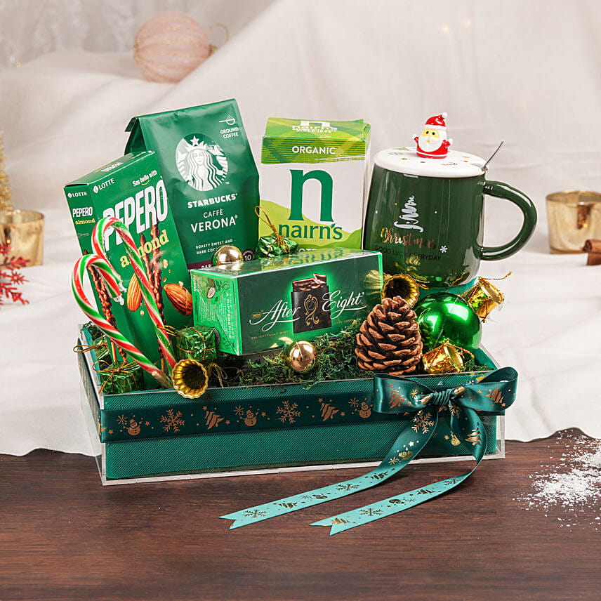 Green Christmas Gift Hamper